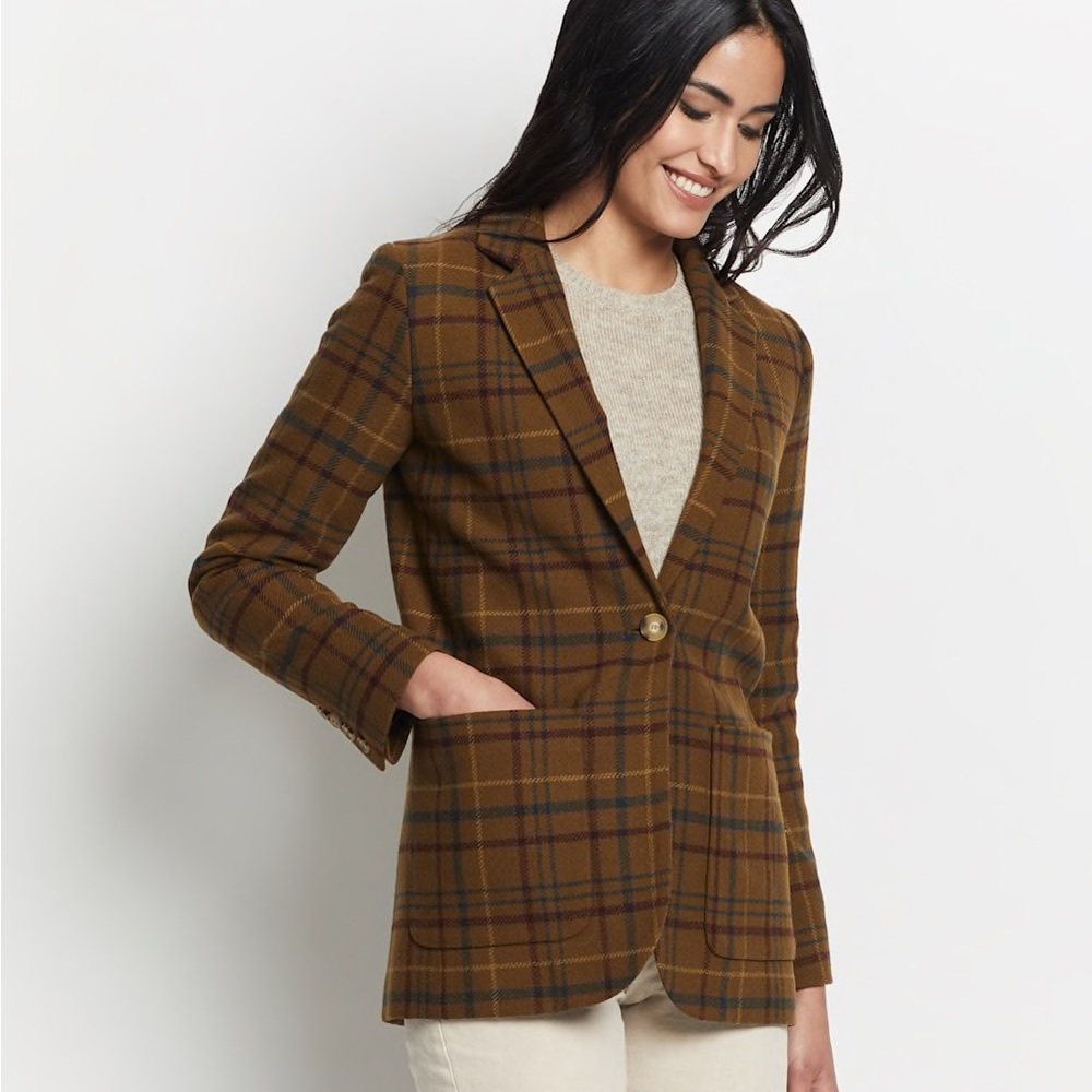 Pendleton Women’s Davis Plaid Wool Blazer - Size 12 - Like New